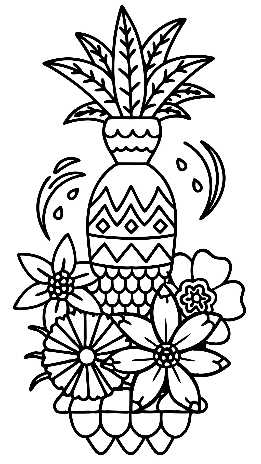 hawaiian coloring pages